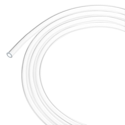 M METERXITY Clear Plastic Tubing, 0.2Inch(5mm) ID 0.35Inch(9mm) OD, 10ft(3.0m) Length PVC Tube Low Pressure Flexible Vinyl Tubing for Garden/Water Hose Airline Tube Aquarium - size: 0.2"×0.35"×10ft
