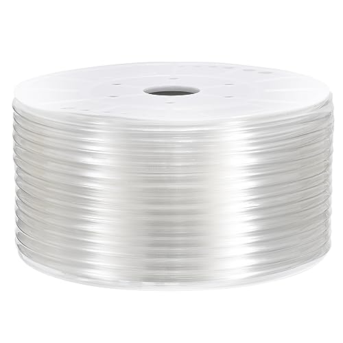 MECCANIXITY PU Air Line Tubing Hose 10mmx6.5mm 295ft 90M Transparent for Fluid Transfer - color: Transparent, size: OD10mm*ID6.5mm 295ft (90 Meters)