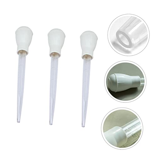 Yardwe 3pcs Aquarium Cleaning Siphon Scale Fish Tank Gravel for Removing Waste and Practical Water Change Tool for Easy Maintenance - color: White, size: 46x5cm