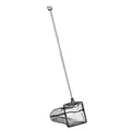 Lpraer Aquarium Fish Net with Extendable Stainless Steel Long Handle Fine Mesh Net for Fish Tank - size: Medium