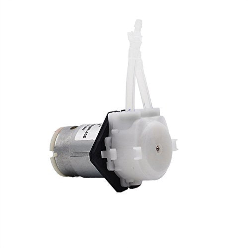 INTLLAB 12V DC DIY Peristaltic Liquid Pump Dosing Pump for Aquarium Lab Analytical 3mm ID x 5mm OD - size: 19~100ml/Min