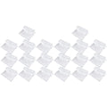 Mipcase 20pcs Acrylic Support Bracket for Fish Tank Covers Clips for Aquariums Easy Installation Compatible