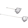 Long Handle Fine Net Fish Tank Net – Retractable 24 inches - size: 6 Inch