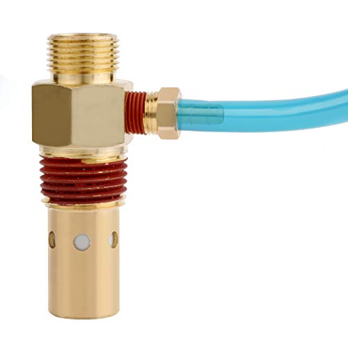 Air Compressor Replacement Components Brass 1/2 Inch MNPT Compressor in Tank Check Valve Kit with Three Different Unloader Tube Fittings 20 SCFM 4 Pieces
