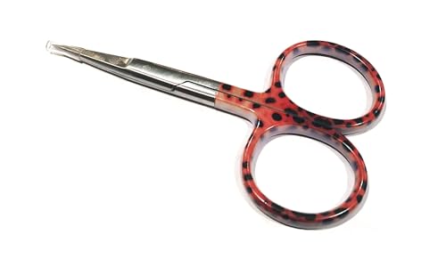 Creative Angler Scissors Trout Colored 3.5" for Fly Fishing or Fly Tying Tying (Standard, 3.5") (Brown)
