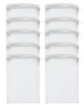 10 Pcs Aquarium Filter Media Bags - Reusable Mesh Bags (6" x 4") for Fish Tank Filters