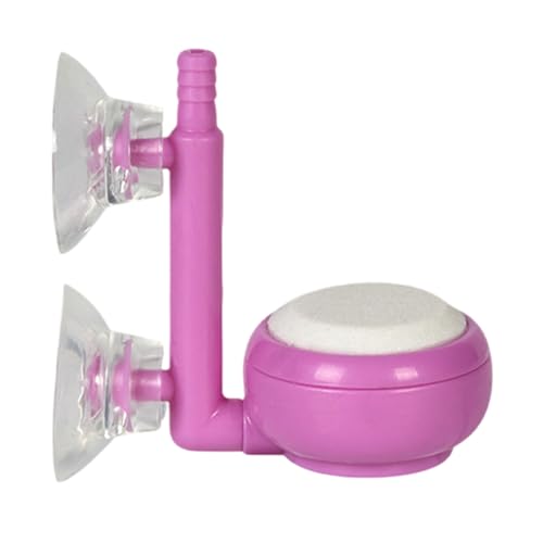 Aquarium Air Stone Disc, Tiny Fish Air Stone Ultra-High Dissolved Bubbler Airstone Bucket Diffuser Makes Super Tiny for Aquarium Fish and Small - color: Rose, size: round