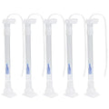 Marsrut 5pcs Under Gravel Filter Aquarium Uplift Tube, Undergravel Bottom Filters for Fish Tanks Water Cleaner Small Board Air Clean System Freshwater Saltwater, Clear Tubing Accessory Kit
