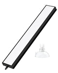 Pawfly 8 Inch Air Stone Bar Micro Bubble Diffuser Release Tool with Suction Cup Clip Accessory for Nano Air Pumps DWC Buckets and Fish Tanks - size: White