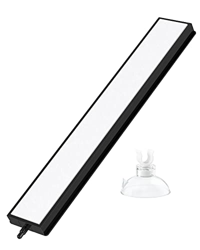 Pawfly 8 Inch Air Stone Bar Micro Bubble Diffuser Release Tool with Suction Cup Clip Accessory for Nano Air Pumps DWC Buckets and Fish Tanks - size: White