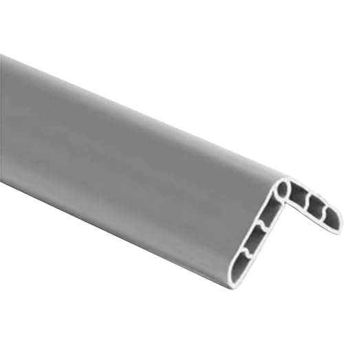 Colorful Rubber Wall Corner Guard Edge Protector,Anti-Collision Strip, Self-Adhesive Wall Guards, Safety Edge & Corner Guards, Length 3.28 ft,Grey - color: Gray