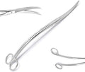 Professional Stainless Steel Aquarium Plant Curve Shear Wave Scissors 8'' Long by G.S Online Store