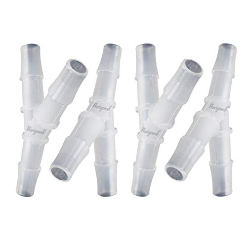 plastic 3/8" Y shape 3 way barbed connector for air hose, water pipe pp polypropylene barb fitting. (Pack of 4 pcs) - style: 4pcs, 3/8" O.D.