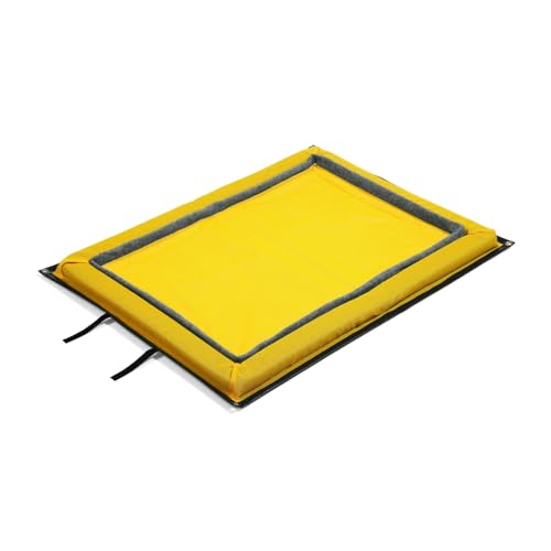 PIG Outdoor Filter Berm Pad | Absorbs 1.34 gallons | 27” W x 39’ L x 2.25” H | PMB30607 - size: 27”W x 39’L (1.34 Gallons)