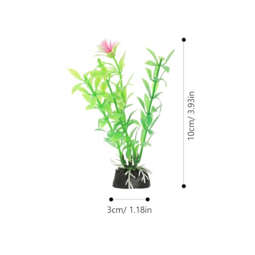TOYANDONA 20pcs Aquarium Plants Artificial Plastic Fish Tank Decorations Underwater Aquatic Plants for Freshwater Fish Tanks Household Aquarium Décor