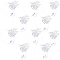Aquarium Suction Cup Clips Set Fish Tank Air Line Holder Clear Plastic for Glass Fish Supples and Fish Tank Clear Airline Tubing Decorations Shrimp Nests and Reptile - size: Φ0.2in/5mm