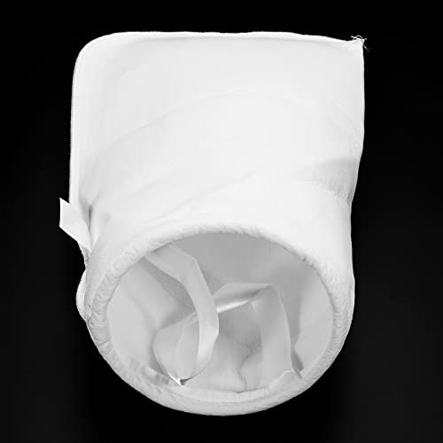 uxcell 5 Micron Paint Filter Bag PE Strainer for Filtering Paint, Gasoline, Fuel, Home Brewing (7.09"x7.09"x16.93") - size: 5 Micron