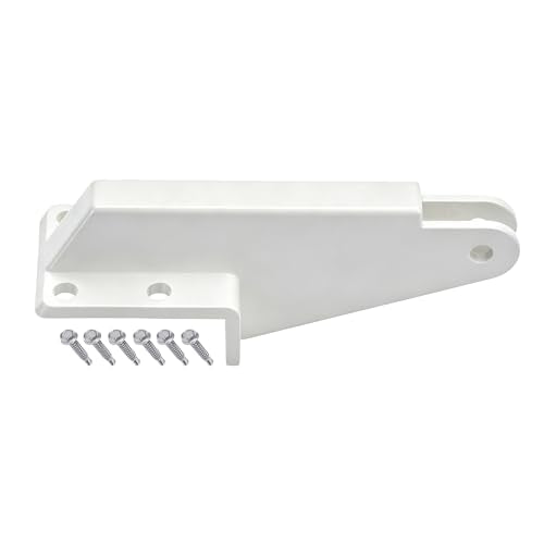 Screen Door Closer Bracket, ABS Storm Hardware Replacement, Post Jamb Bracket, Repair Kits for Screen/Storm Door Closers, White - color: WHITE-1 PACK