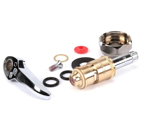 T&S Brass 012446-25 Ceramic with Check Valve and Lever Handle, Hot, Right Hand