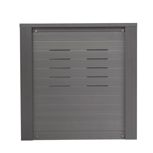 New Age Pet ECOFLEX 48" Wide Large Reptile Habitat, Mojave Lounge for Snakes, Tortoises & Lizards in Maple, Black & Grey, Easy Assembly, Sliding Glass Doors & Mesh Top - color: Grey, size: Large