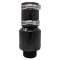 PumpSpy Threaded Quiet Sump Pump Check Valve with 100% Stainless Steel Clamps Included - Threads Directly into the Pump's 1-1/2" NPT Discharge to Connect it to a 1-1/2" Pipe - Model CV-150T - size: 1.5 Inch
