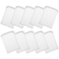 10 Pcs Aquarium Media Bag 6" X 4" Reusable Filter Bags for Fish Tank Fine Mesh Bags with Zipper for Fine Resins Filter