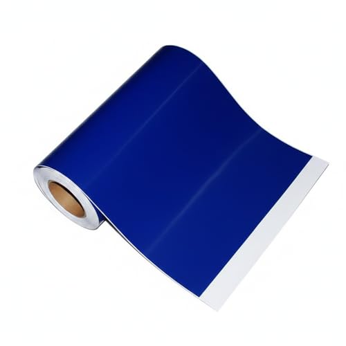 Self-Adhesive Aquarium Background Sticker, Opaque Blue PVC Backdrop for Fish Tank Glass - size: 39.37 x 11.81 x 0.04 in
