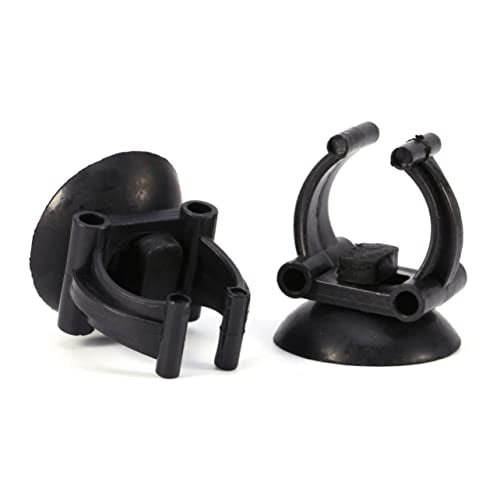 KESYOO 30pcs Aquarium Cups for Fish Tank Heating Rods Holders for Aquariums Easy to Install Safe for Fish and Black