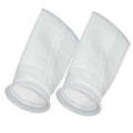 2 Pack 150 Micron 4"x9" Felt Filter Bags, 4 Inch Ring by 9 Inch Long, Aquarium Filter Socks Size 3 - size: 150 Micron