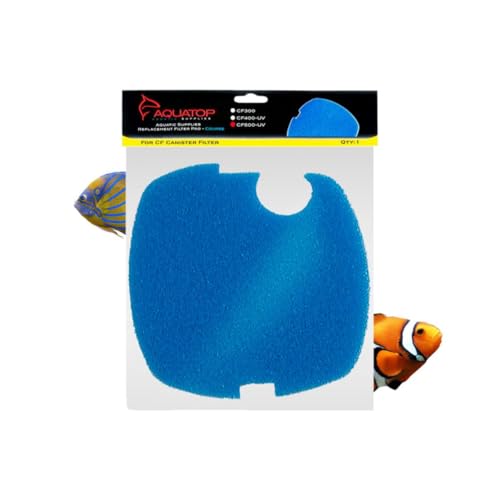 Aquatop Replacement Coarse Filter Sponge for CF-500 Series – Sponge Refills for Improved Mechanical Filtration and Cleaner Water, RCP-CF500 - color: Blue, size: CF500UV/CF500UVMKII