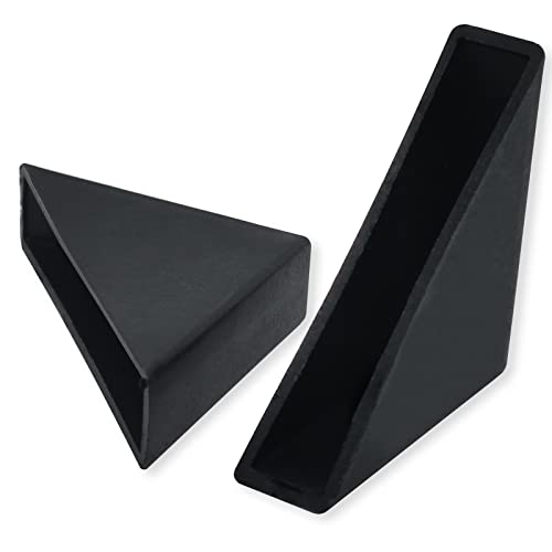 8mm(1/3inch) Black Triangle Shape Plastic Glass Corner Protector,Collision-Proof Right-Angle Plastic Corner Guard for Furniture,Wood Planks,Picture Frame, Painting, Shipping, Packing(40pcs) - size: 1.3x1.3x0.3