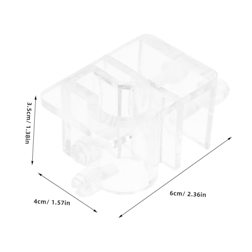Aquarium Hose Fixing Clamp Tool Rack Sturdy Acrylic Holder for Dosing Pumps Plant Hangers Accessories