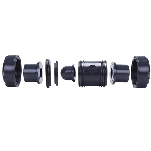 DERNORD 3/4" UPVC True Union Ball Check Valve with Full Port, EPDM Seals, Rated at 200 PSI, 3/4 Inch Socket - size: 3/4 inch