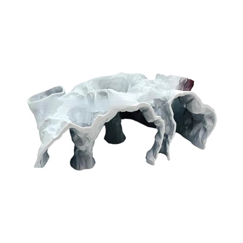 Aquarium Underground Tunnel Cave, Cave Fish Tank Decor, Fish Tank Decor Decoration, Breeding Shelter Decoration - size: Medium
