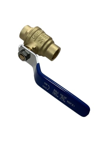XFITTING 1/2 in Sweat Ball Valve, 600 WOG, Water, Oil and Gas, 10 Pieces - size: 1/2" Sweat