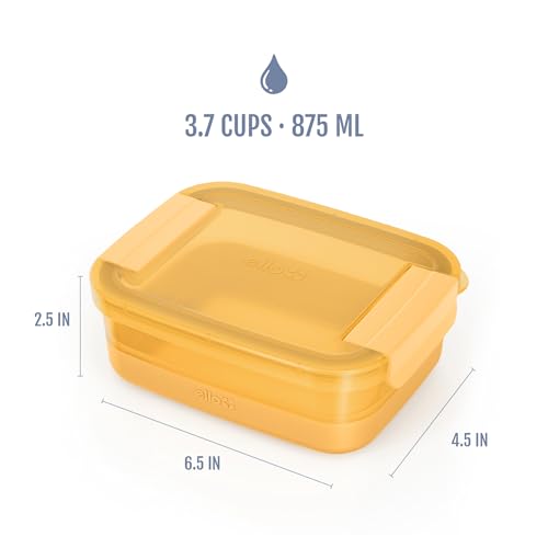 Ello Plastic Meal Prep Set BPA Free Plastic Food Storage Container with Silicone Boot and Airtight Lids, Dishwasher, Microwave, and Freezer Safe. - style: 3.7 Cup Meal Prep Meadow