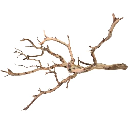 Koyal Wholesale Large Driftwood Branch, 36 Inch California Driftwood Décor – Natural Brown Branches for Home, Wall Decor, Aquarium, Vivarium and Reptile Tank