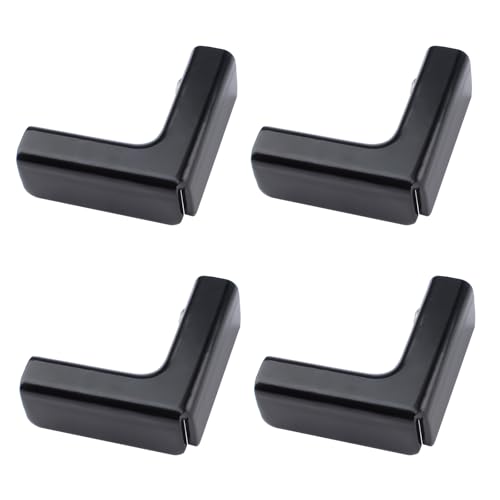 Glass Connector, 4Pcs Aluminum Alloy Glass Clamps L-Shaped Glass Connector Clamps Right Angle Brackets Fastener for Fixing or DIY(4-7mm,Black) - color: Black Aluminum Alloy,for 4-7mm, size: 4 Pieces