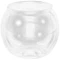 VICASKY Fish Bowl Goldfish Tank Round Bowls Large Small - Transparent Aquarium Terrarium Hydroponic Planter for Centerpieces Decor Desktop Fishbowl Unbreakable Transparent Pet Round Fish Tank Decor