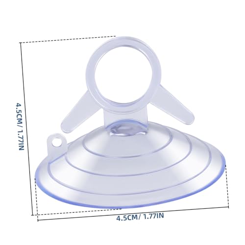 Alipis Aquarium Suction Cups: 12PCS Clear Aquarium Plant Holder with Clips - Small Suction Cups for Fish Tank Decoration Moss Shrimp Nest Reptile Hammocks