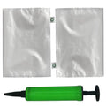 Miupoo Packaging Air Bags,Clear Plastic Inflatable Air Packaging Protector Bag with Free Pump Cushion,Air Cushion Blocking Packaging Bag,12x16 Inches,100 Pieces - size: 12x16×100 Inches