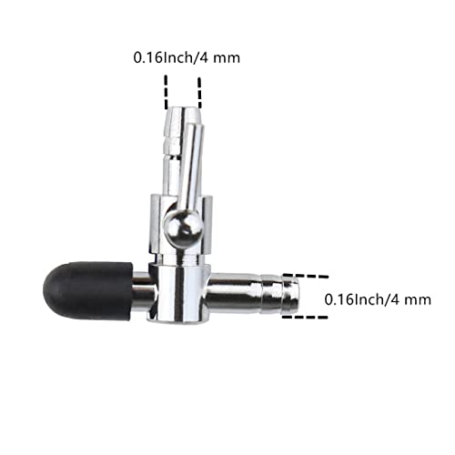 Aquarium Fish Tank Air Flow Control Lever Pump Single Way T Valve, 6-Pack