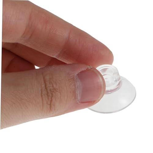 UPKOCH 20 Pcs Fish Tank Suction Cups with Adjustable Zip Ties for Binding Moss Airline Tubing and Decorations Durable High Transparency Aquarium Plant Holders