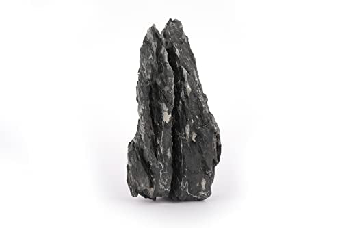 Dark SEIRYU Stones Natural Rocks (3~11 inches,11pcs) x2 40Lx 2 Cases Total 80L 37lbs for Aquarium, Paludarium, Terrariums, Landscaping Rocks, Decorative Aquarium Rocks - size: 09 Dark Seiryu Stones(3-11inch,36lbs)