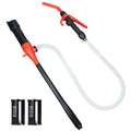 Portable Battery Powered Gas Transfer Pump, Battery Operated Liquid Water/Fuel Transfer Pump with Adjustable Flow Control, 2.2 Gallons per Min, Electric Siphon Pumps for Fuel Diesel Gas Can - style: Flow nozzle pump