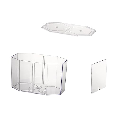ibasenice Multi-Function Transparent Isolation Box for Betta Fish Practical Aquarium Accessory for Breeding and Easy to Clean Safe Material for Fish Tanks