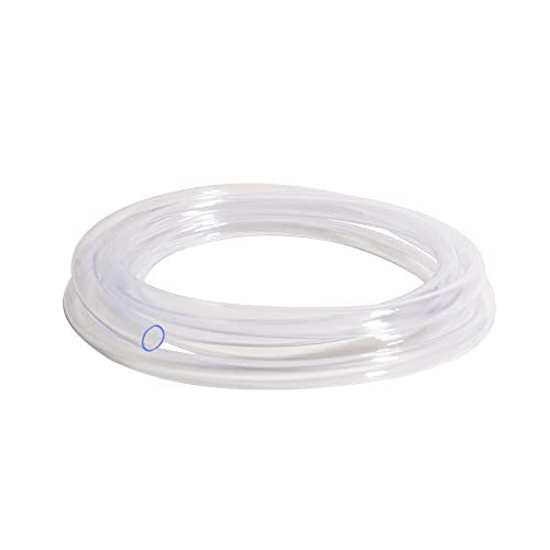 QuQuyi PVC Vinyl Tubing Lightweight Grade Clear Plastic Tube, 14mm ID X 16mm OD PVC Tube Flexible Plastic Hose Line Pipe Oil Resistant Multipurpose Vinyl Hose, BPA Free，3.3FT - size: 14x16mm, style: 3.3 Feet