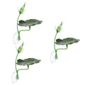 Betta Hammock, 3 PCS Betta Leaf Fish Tank Decor for Aquarium Plastic Fishes Playing Toy Practical Soft Fish Resting Spot Tank Aquarium Decoration with Suction Cup for Sleeping Resting Hiding Playing
