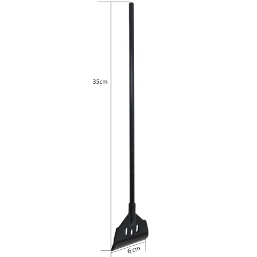 Glass Aquarium Algae Scraper Fish Tank Cleaner with 5 Stainless Steel Screwdriver Blades for 14 Inch Reef Plant Protectors Glass Tank Cleaner Aquatic Plant Trimming Black