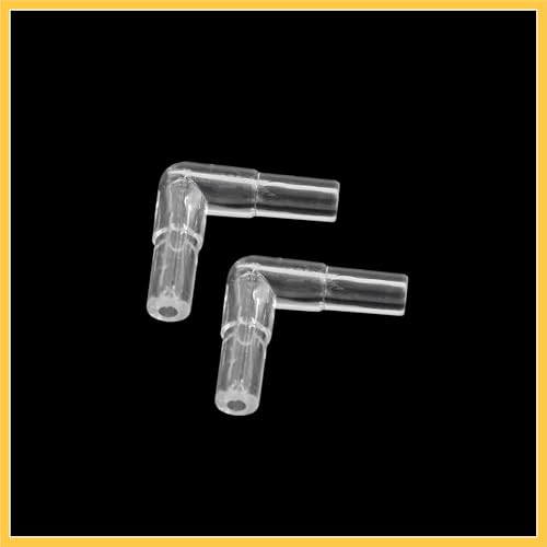 12pcs L Shape Airline Tubing Connector Aquarium Fish Tank Air Pump Accessories Auto Replacement Parts